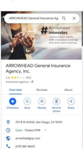 Arrowhead's Google Business image